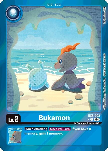 Image for Bukamon (Limited Foil) (EX8-002 U) (Chain of Liberation) - Digimon Card Game