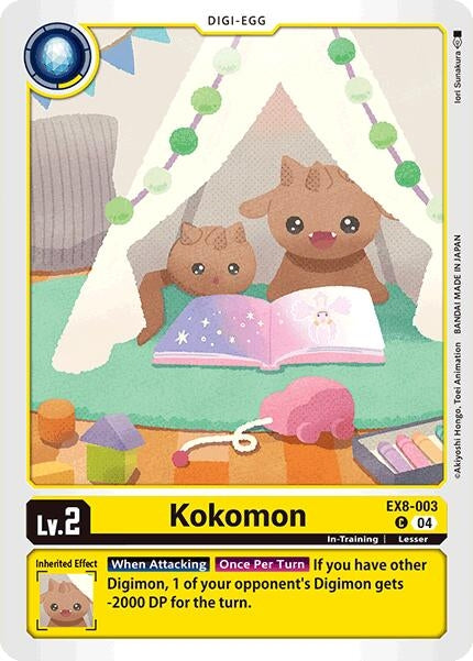 Image for Kokomon (EX8-003 C) (Chain of Liberation) - Digimon Card Game