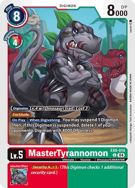 Image for MasterTyrannomon (EX8-014 U) (Chain of Liberation) - Digimon Card Game