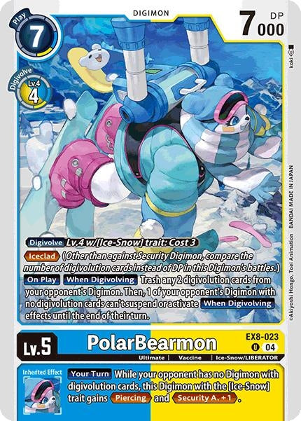 Image for PolarBearmon (EX8-023 U) (Chain of Liberation) - Digimon Card Game