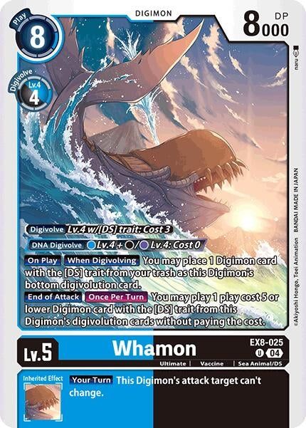 Image for Whamon (EX8-025 U) (Chain of Liberation) - Digimon Card Game