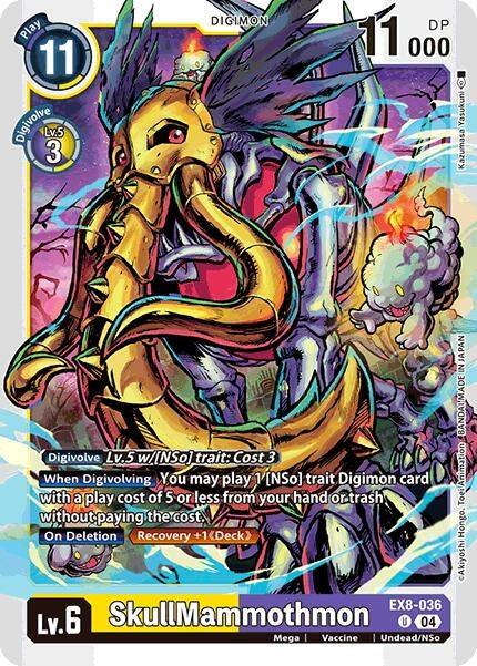 Image for SkullMammothmon (EX8-036 U) (Chain of Liberation) - Digimon Card Game