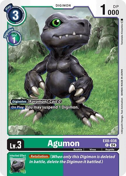 Image for Agumon - EX8-038 (EX8-038 C) (Chain of Liberation) - Digimon Card Game