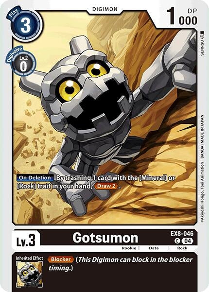 Image for Gotsumon (EX8-046 C) (Chain of Liberation) - Digimon Card Game