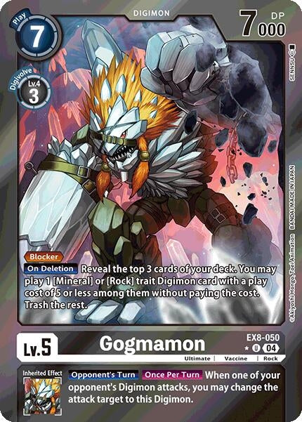 Image for Gogmamon (Limited Foil) (EX8-050 U) (Chain of Liberation) - Digimon Card Game