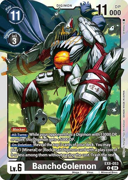 Image for BanchoGolemon (EX8-053 R) (Chain of Liberation) - Digimon Card Game