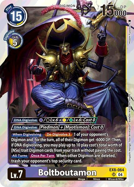 Image for Boltboutamon (EX8-064 SR) (Chain of Liberation) - Digimon Card Game