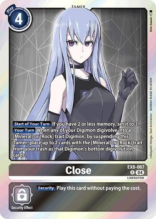 Image for Close (EX8-067 R) (Chain of Liberation) - Digimon Card Game