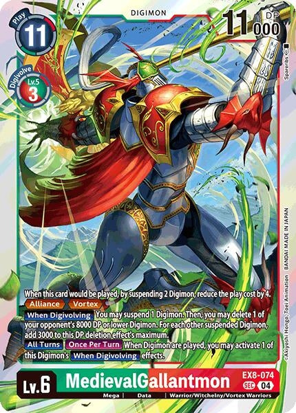 Image for MedievalGallantmon (EX8-074 SEC) (Chain of Liberation) - Digimon Card Game