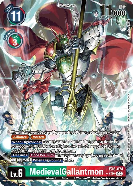 Image for MedievalGallantmon (Alternate Art) (EX8-074 SEC) (Chain of Liberation) - Digimon Card Game