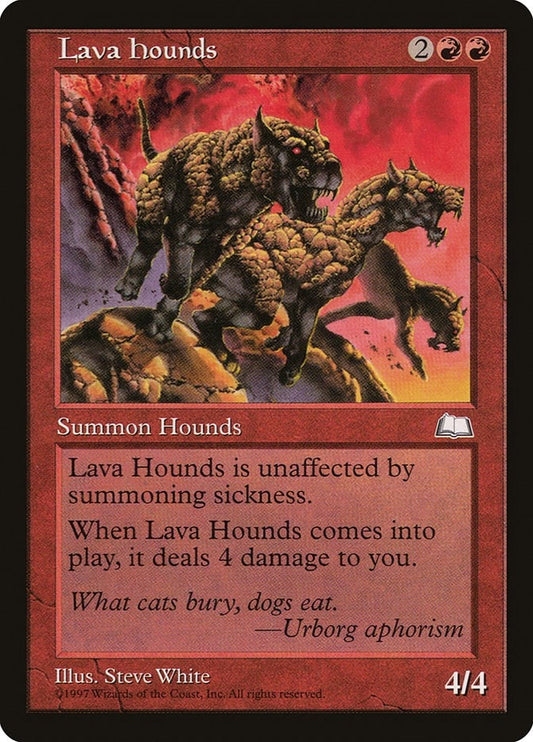 Image for Lava Hounds (Weatherlight) - Magic: The Gathering