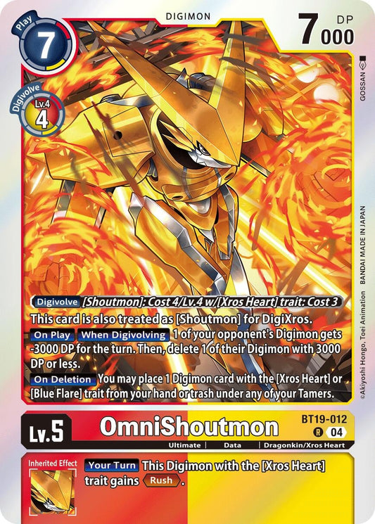 Image for OmniShoutmon (BT19-012 R) (Release Special Booster 2.5) - Digimon Card Game