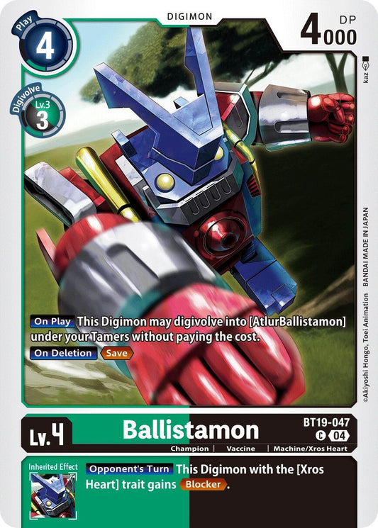 Image for Ballistamon (BT19-047 C) (Release Special Booster 2.5) - Digimon Card Game