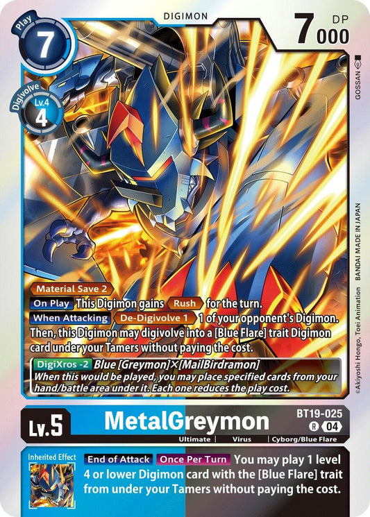Image for MetalGreymon (BT19-025 R) (Release Special Booster 2.5) - Digimon Card Game