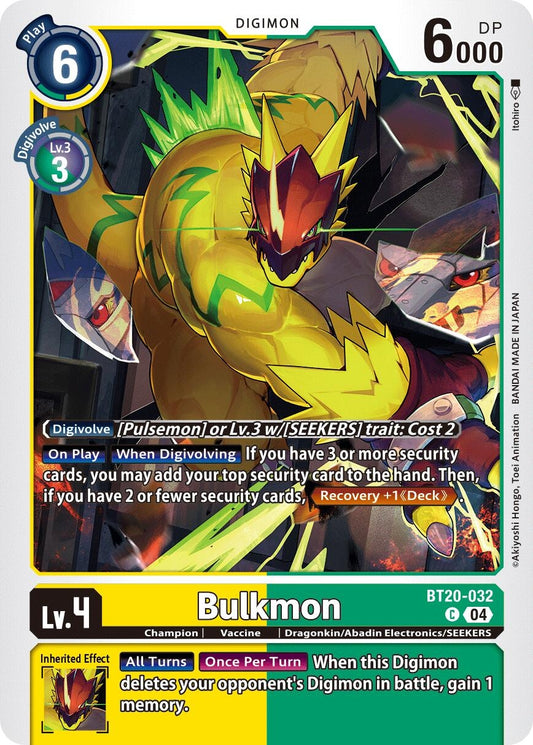 Image for Bulkmon (BT20-032 C) (Release Special Booster 2.5) - Digimon Card Game