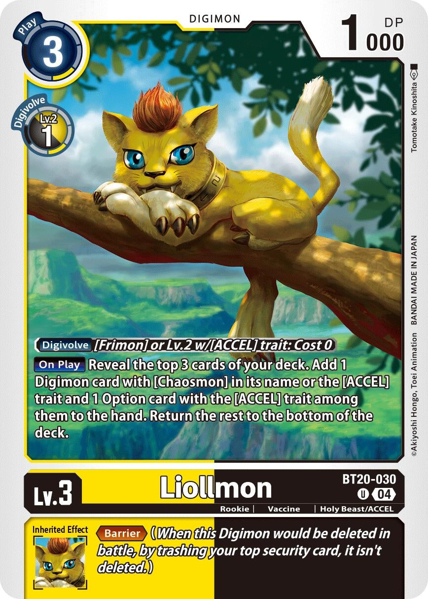 Image for Liollmon - BT20-030 (BT20-030 U) (Release Special Booster 2.5) - Digimon Card Game