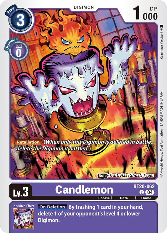 Image for Candlemon - BT20-062 (BT20-062 C) (Release Special Booster 2.5) - Digimon Card Game