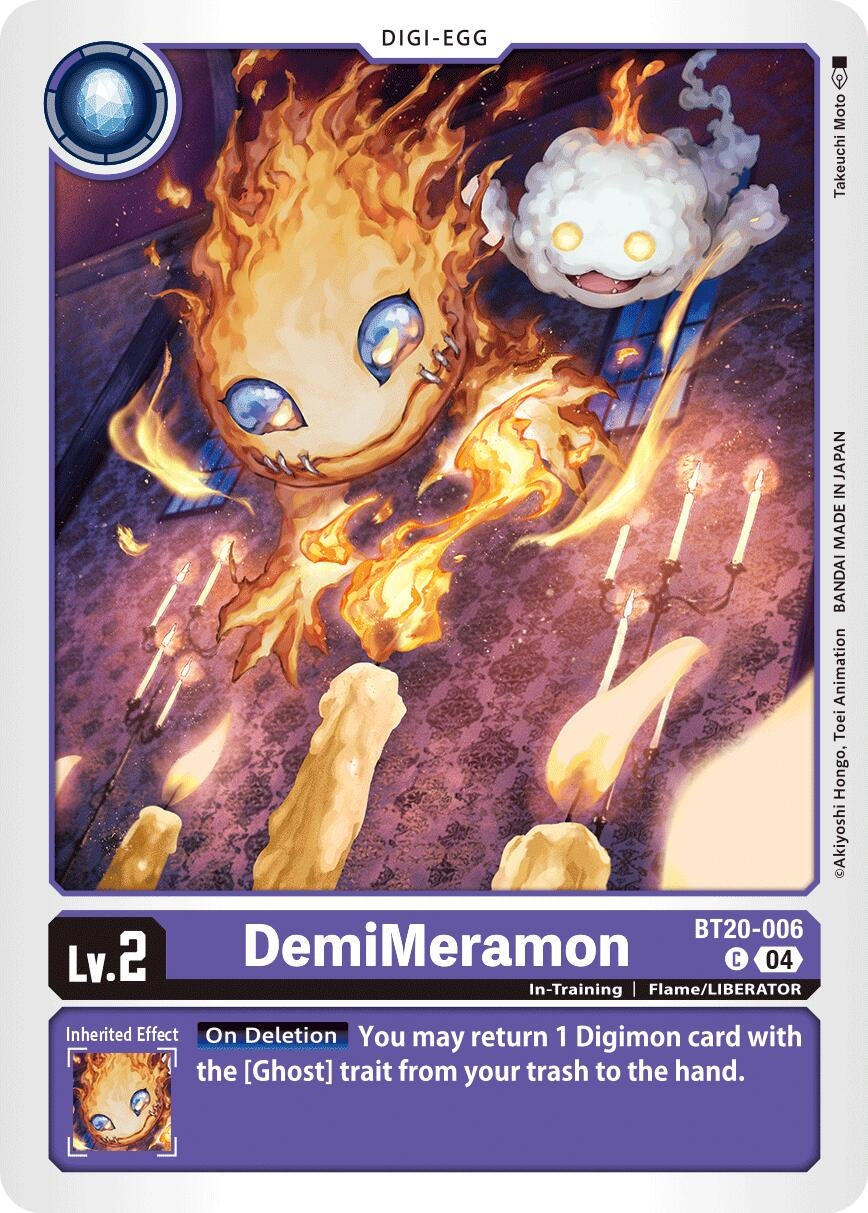 Image for DemiMeramon - BT20-006 (BT20-006 C) (Release Special Booster 2.5) - Digimon Card Game
