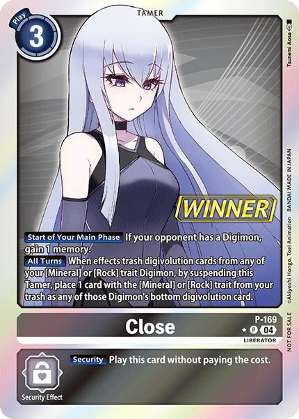 Image for Close (Store Tournament 2025 Vol.1 Winner Pack) (P-169 P) (Digimon Promotion Cards) - Digimon Card Game