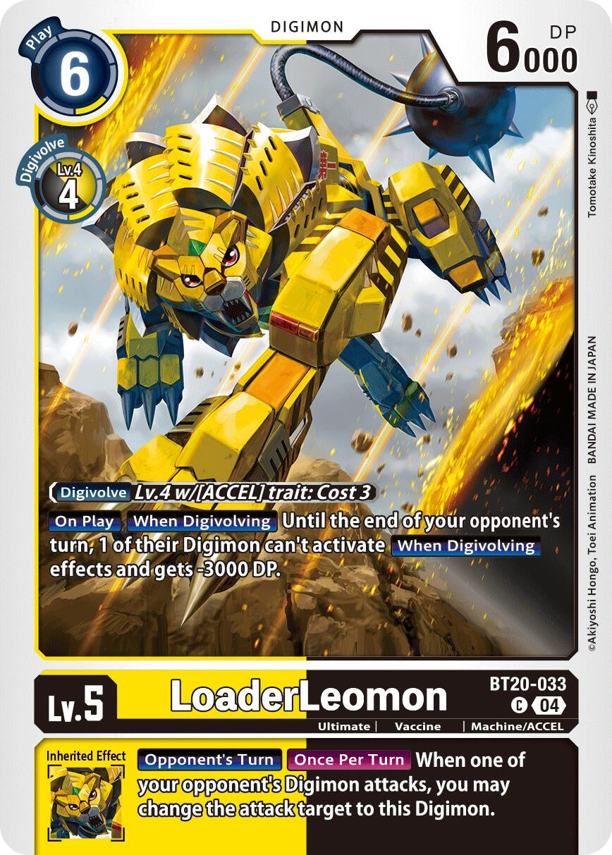 Image for LoaderLeomon (BT20-033 C) (Release Special Booster 2.5) - Digimon Card Game
