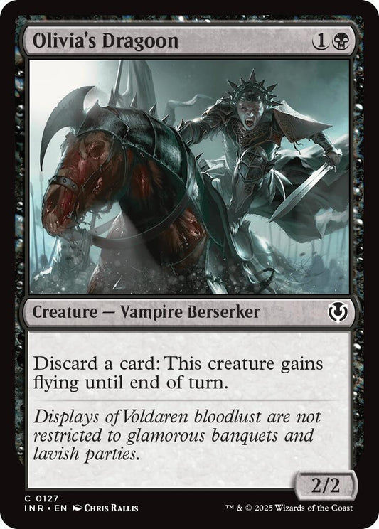 Image for Olivia's Dragoon (127) (Innistrad Remastered) - Magic: The Gathering