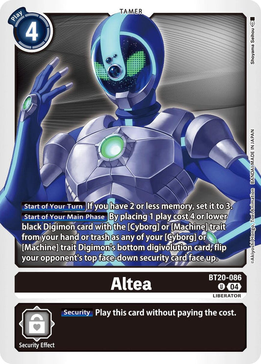 Image for Altea (BT20-086 U) (Release Special Booster 2.5) - Digimon Card Game
