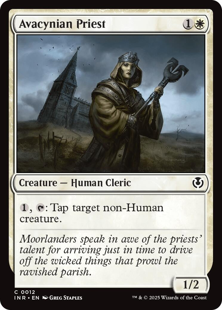 Image for Avacynian Priest (12) (Innistrad Remastered) - Magic: The Gathering
