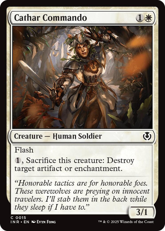 Image for Cathar Commando (15) (Innistrad Remastered) - Magic: The Gathering