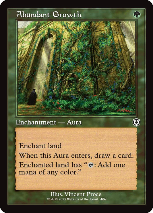 Image for Abundant Growth (Retro Frame) (406) (Innistrad Remastered) - Magic: The Gathering