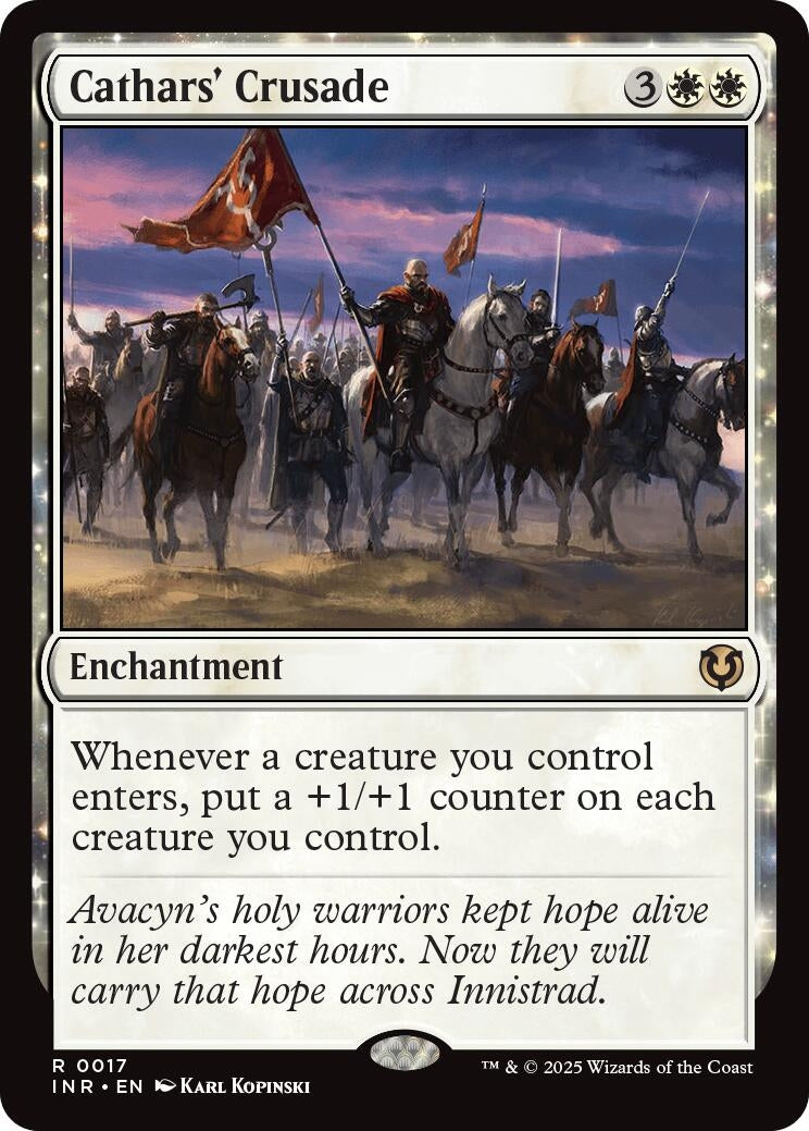Image for Cathars' Crusade (17) (Innistrad Remastered) - Magic: The Gathering