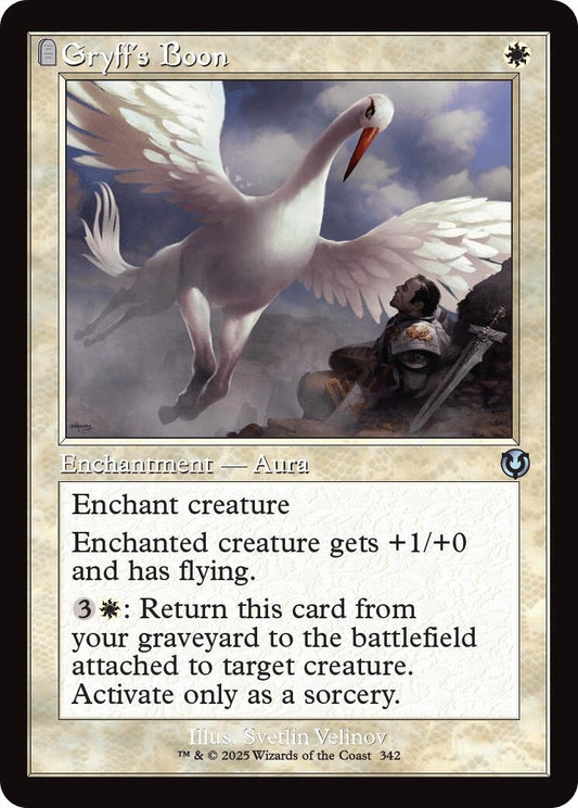 Image for Gryff's Boon (Retro Frame) (342) (Innistrad Remastered) - Magic: The Gathering