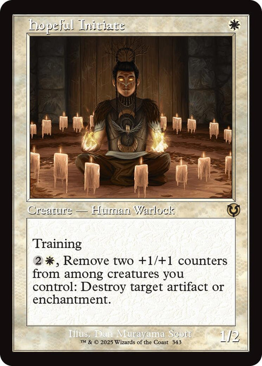 Image for Hopeful Initiate (Retro Frame) (343) (Innistrad Remastered) - Magic: The Gathering