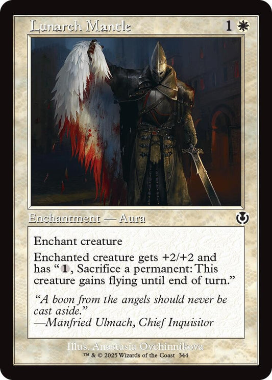 Image for Lunarch Mantle (Retro Frame) (344) (Innistrad Remastered) - Magic: The Gathering
