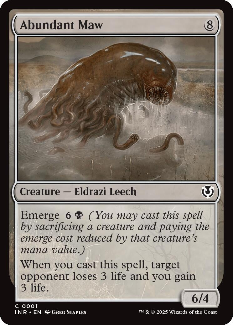 Image for Abundant Maw (1) (Innistrad Remastered) - Magic: The Gathering