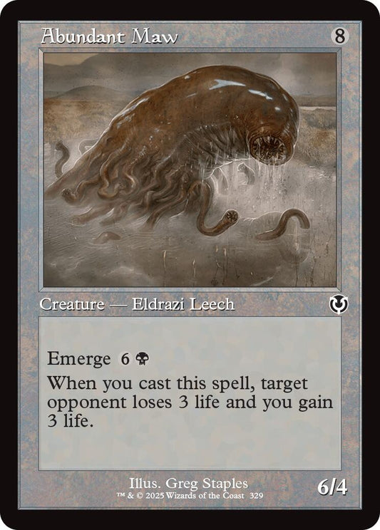 Image for Abundant Maw (Retro Frame) (329) (Innistrad Remastered) - Magic: The Gathering