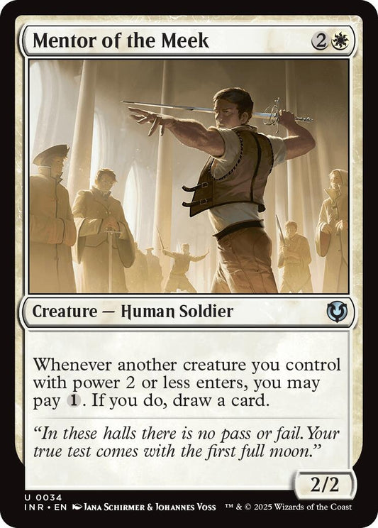 Image for Mentor of the Meek (34) (Innistrad Remastered) - Magic: The Gathering