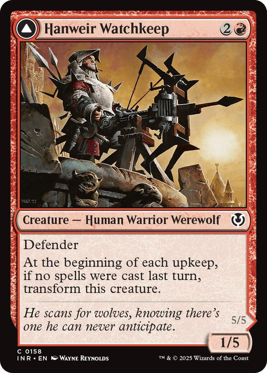 Image for Hanweir Watchkeep (158) (Innistrad Remastered) - Magic: The Gathering