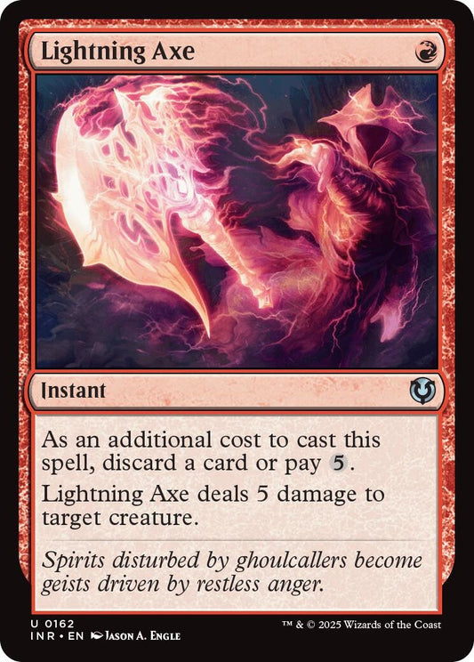 Image for Lightning Axe (162) (Innistrad Remastered) - Magic: The Gathering