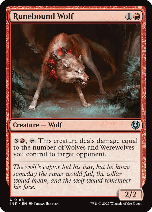 Image for Runebound Wolf (168) (Innistrad Remastered) - Magic: The Gathering