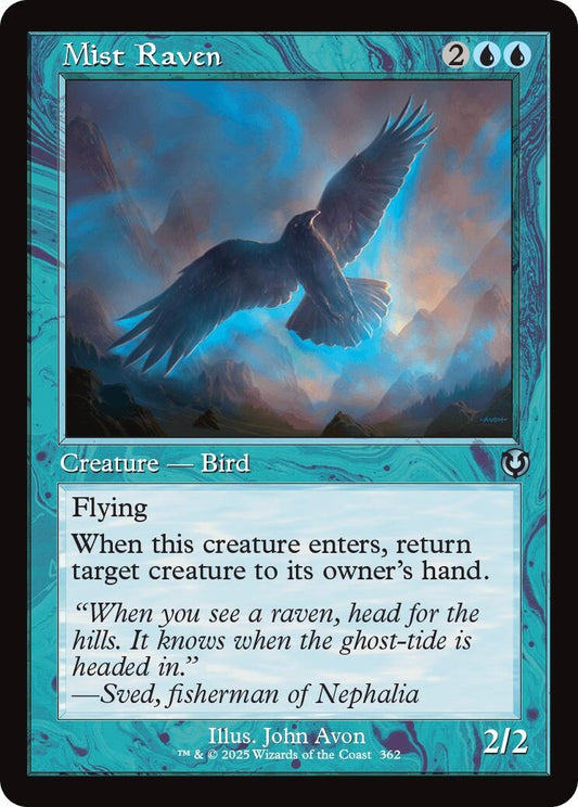 Image for Mist Raven (Retro Frame) (362) (Innistrad Remastered) - Magic: The Gathering