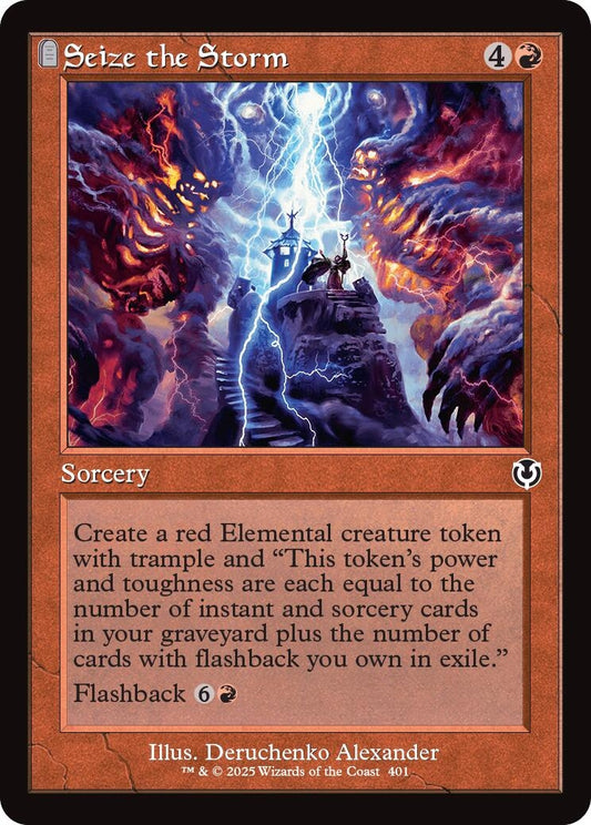 Image for Seize the Storm (Retro Frame) (401) (Innistrad Remastered) - Magic: The Gathering