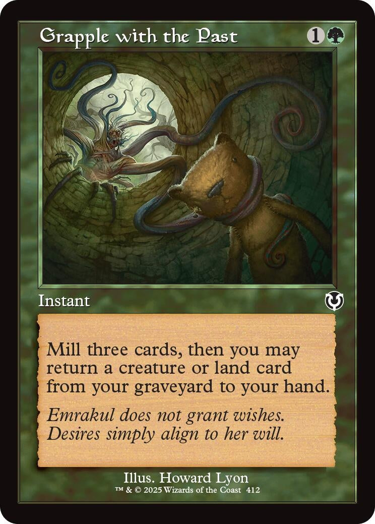 Image for Grapple with the Past (Retro Frame) (412) (Innistrad Remastered) - Magic: The Gathering