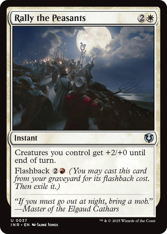 Image for Rally the Peasants (37) (Innistrad Remastered) - Magic: The Gathering