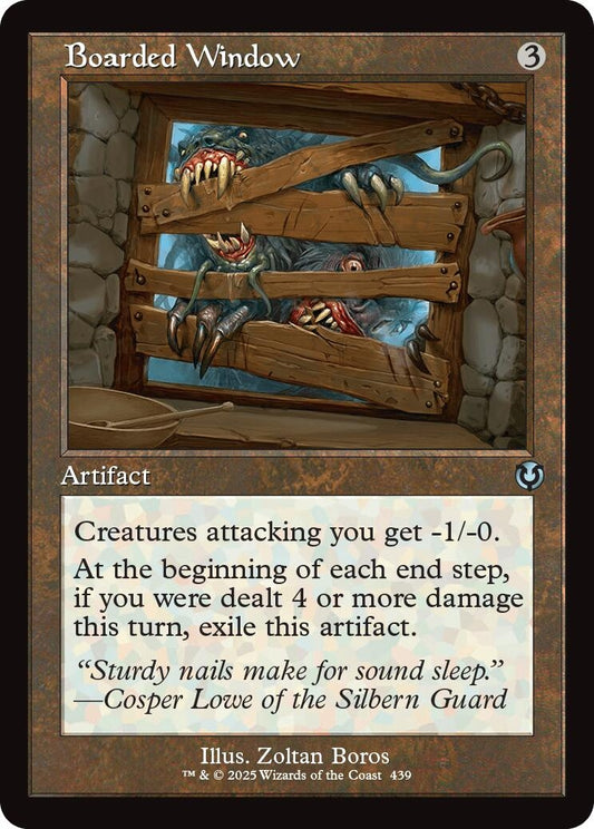 Image for Boarded Window (Retro Frame) (439) (Innistrad Remastered) - Magic: The Gathering