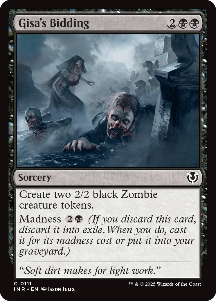 Image for Gisa's Bidding (111) (Innistrad Remastered) - Magic: The Gathering