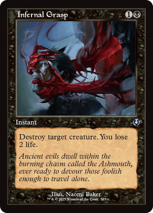 Image for Infernal Grasp (Retro Frame) (385) (Innistrad Remastered) - Magic: The Gathering