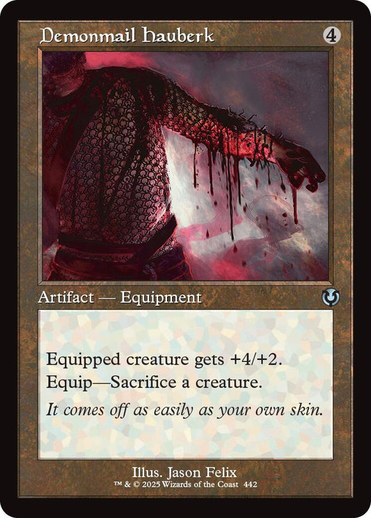 Image for Demonmail Hauberk (Retro Frame) (442) (Innistrad Remastered) - Magic: The Gathering