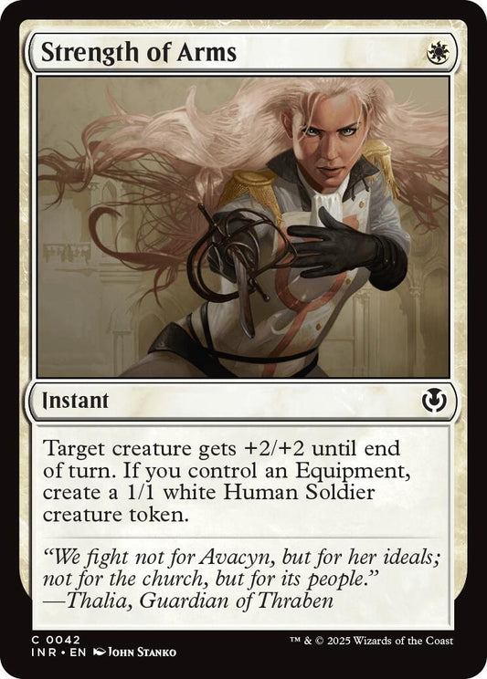 Image for Strength of Arms (42) (Innistrad Remastered) - Magic: The Gathering