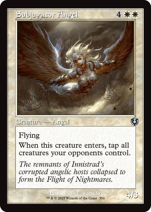 Image for Subjugator Angel (Retro Frame) (350) (Innistrad Remastered) - Magic: The Gathering