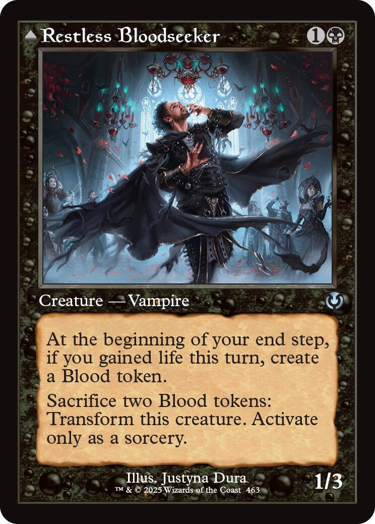 Image for Restless Bloodseeker (Retro Frame) (463) (Innistrad Remastered) - Magic: The Gathering